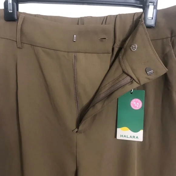 Halara High Waisted Side Pocket Solid Work Tapered Pants Size XL - Picture 6 of 8